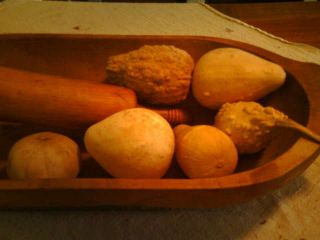 6 Primitive Dryed Gourds photo