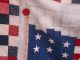 Primitive Hand Crafted American Flag Quilt Wall Hanging Primitives photo 4
