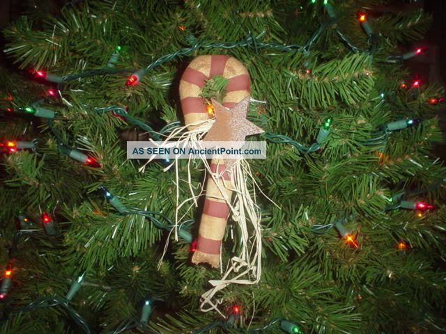 Primitive Grubby Candy Cane Rt Star Eb 166 Primitives photo