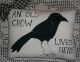 Primitive Old Crow Ornie Wallhanging Pillow Tuck Blackbird Primitive Crow Decor Primitives photo 1