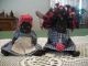 Two Antique Black Dolls - Porcelain Primitives photo 1