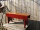 Primitive Pine Bench Colonial Red Distressed Finish Custom Md For You Primitives photo 3