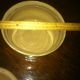 Antique Yelloware / Green Band Dish With Lid Primitives photo 5