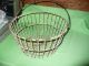 Vintage Wire Egg Basket Primitives photo 1