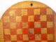 Old Primative Antique Circle Double Sided Wood Game Board Primitives photo 3