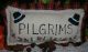 Primitive Thanksgiving Handpainted Shelf Sitter Pillow Wallhanging Pilgrim Tuck Primitives photo 1
