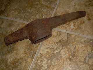 Old Antique Vintage Mining Pick Hammer Found Leadville,  Co photo