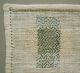 1804 Antique Dutch Silk On Linen Darning Mending Sampler Needlework Samplers photo 1