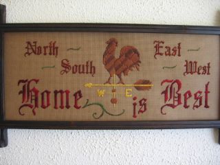 Antique Sampler Style Embroidery Kit,  Home Is Best photo