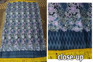 Batik Pua Ikat Wall Hanging Tapestry 44 