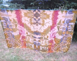 Vintage Woven Tapestry Material,  42 