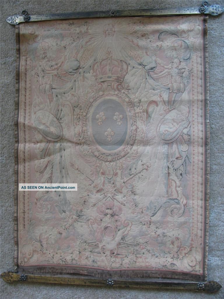 Antique 17th C 1680 Charles Le Brun Gobelin French Panneaux Tapestry Wall Hangn Tapestries photo