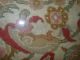 Antique Flower Needlework Tapestry Glass & Wood Tray Nr Tapestries photo 7