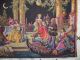 Antique/vintage Belgian Woven Tapestry Victorian Scene In The Night Garden 56x20 Tapestries photo 9
