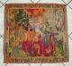 Art Deco French Completely Hand Made Aubusson Style Tapestry 36x34 Tapestries photo 9