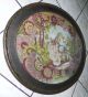 Antique Completely Needlepoint Scenic Oval Tapestry&antique Frame 30x24 Tapestries photo 8