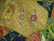 Wall Tapestry Handmade Green Beaded Vintage Sari Large Wall Hanging Throw Tapestries photo 2