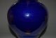 Outstanding Chinese Navy Blue Famille Rose Porcelain Wealth Peony Vases Qianlong Vases photo 7