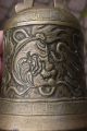Vintage Brass Temple? Bell Oriental Dogs Of Fu Chinese? Good Sound Heavy Other photo 3