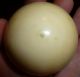 Faux Ivory Billiard Ball Medium / Large Size 113g C19th Natural Cross Hatching Other photo 1