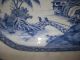 Large Antique Chinese Export Porcelain Blue And White Canton Platter 18 - 19th C Vases photo 1