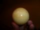 Faux Ivory Billiard Ball Large Full Size 140g C19th Natural Cross Hatching Rare Other photo 1
