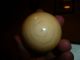 Faux Ivory Billiard Ball Medium / Large Size 113g C19th Natural Cross Hatching Other photo 2
