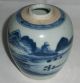 Very Fine Example Of Early Export Canton Ginger Jar,  Exceptional Ming Blue Color Other photo 1