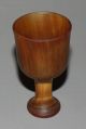 Chinese Hand Carved Yellow Ox - Horn Wineglass Other photo 2