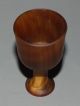 Chinese Hand Carved Yellow Ox - Horn Wineglass Other photo 3