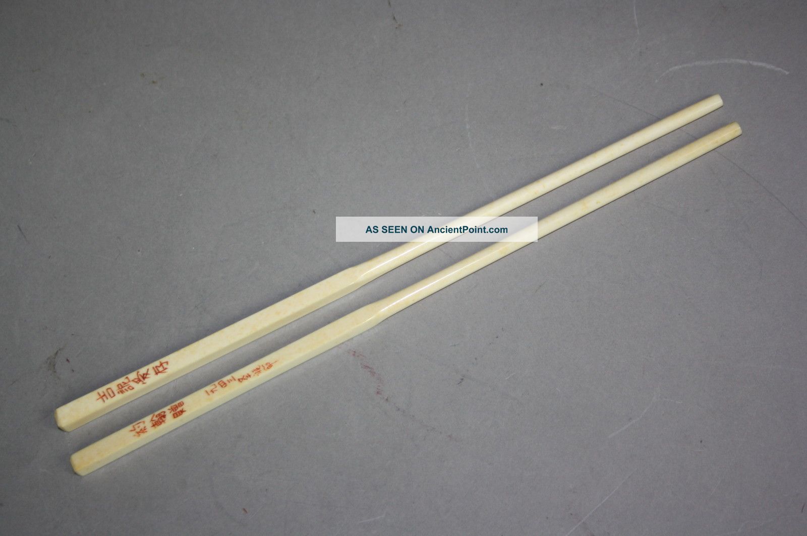 Chinese Ox - Bone Carved Chopsticks Other photo