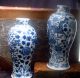 2 China Porcelain Vase With A Handpaint Decor Of Dragons 19th.  C Vases photo 2