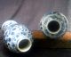2 China Porcelain Vase With A Handpaint Decor Of Dragons 19th.  C Vases photo 3