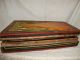 1937 ' S Old Rare Vintage Painted Carving Basket Folding India photo 4