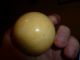Faux Ivory Billiard Ball Large Full Size 140g C19th Natural Cross Hatching Other photo 3