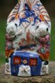 19th C Chinese Imari Decorated Vase Or Wall Pocket Vase With Figures Vases photo 3