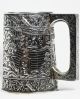Antique Chinese Export Silver Tankard Hoaching Canton 1850 - 1870 Signed No Mono Other photo 9