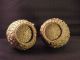 Antique Pair Of Basket Wrapped Chinese Porcelain Bud Vases Vases photo 2