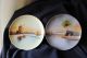 Set Of Two (2) Antique Hand - Painted Meito Scenic Porcelain Plates Plates photo 5