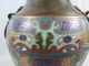 19thc Japanese Champleve Bronze Baluster Vase Ring Handles Vases photo 6