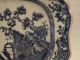 Chinese Porcelain Blue/white Meat Dish With Man & Dog In A Boat Decor 18thc Porcelain photo 1