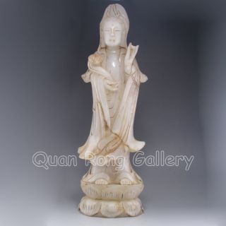 Chinese Jade Statue - Kwan - Yin Nr photo