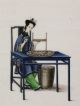 Fine Chinese Rice Pith Paper Painting Of Lady Seated At A Table 19thc Paintings & Scrolls photo 3