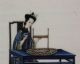 Fine Chinese Rice Pith Paper Painting Of Lady Seated At A Table 19thc Paintings & Scrolls photo 4