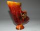 Absolutely Good Supered Rare Chinese Amber Material Manufacture Oxen Head Cup Oxen photo 9