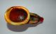 Absolutely Good Supered Rare Chinese Amber Material Manufacture Oxen Head Cup Oxen photo 4