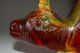 Absolutely Good Supered Rare Chinese Amber Material Manufacture Oxen Head Cup Oxen photo 5