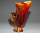 Absolutely Good Supered Rare Chinese Amber Material Manufacture Oxen Head Cup Oxen photo 8