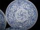 5 Antique Chinese Porcelain Blue And White Plates Kangxi Period + 2 Bonus Plates photo 5