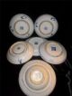 5 Antique Chinese Porcelain Blue And White Plates Kangxi Period + 2 Bonus Plates photo 6